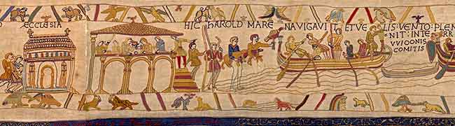 Journey To Normandy scene 2 - Bayeux Tapestry